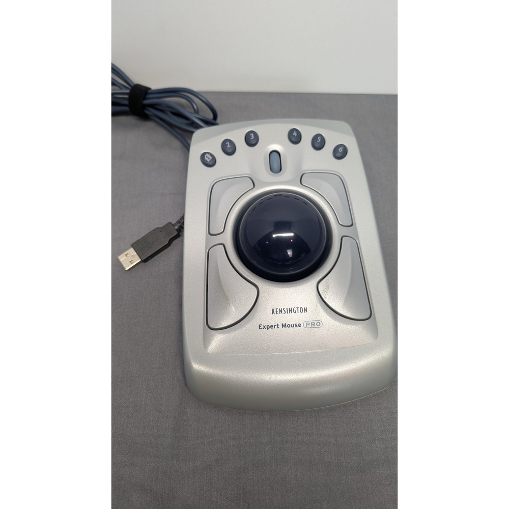Kensington Expert Mouse Pro 64213 Wired USB Ergonomic Trackball Mouse - Works